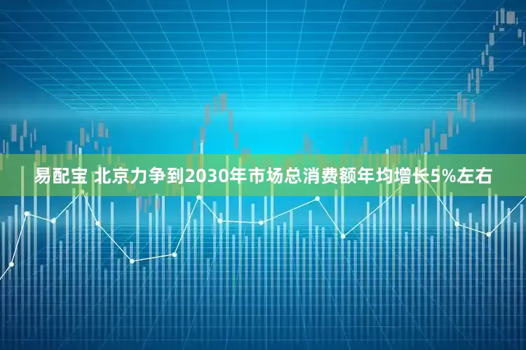 易配宝 北京力争到2030年市场总消费额年均增长5%左右