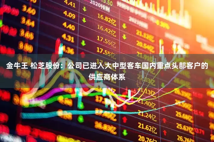 金牛王 松芝股份：公司已进入大中型客车国内重点头部客户的供应商体系
